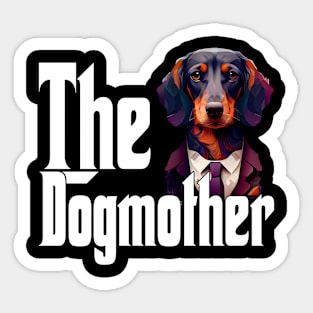 Dachshund Dog Mom Dogmother Dogs Mommy Rottie Sticker